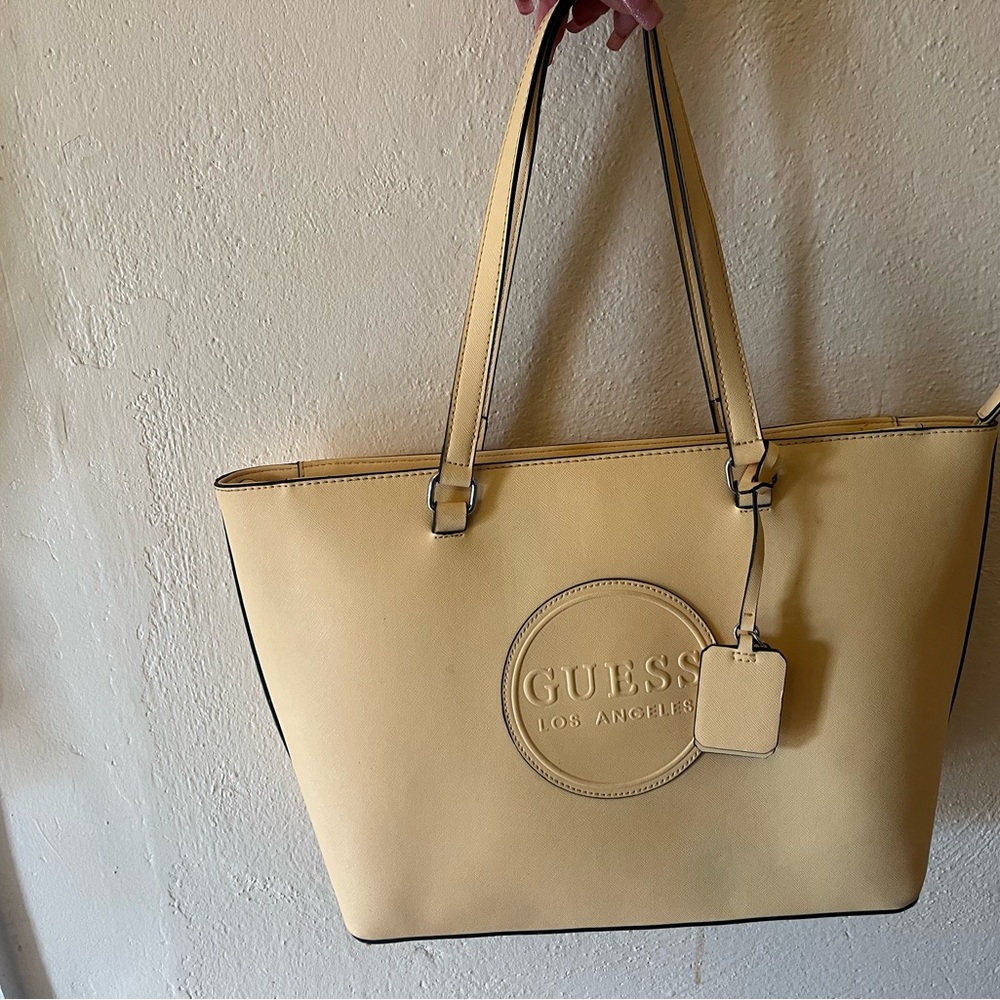 Guess Beige Tote Bag